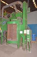 Goff two Chamber Spinner Hanger Shot Blast Machine Goff two Chamber Spinner Hanger Shot Blast Machine